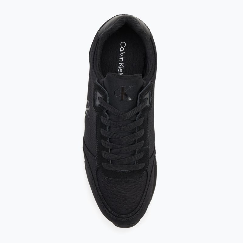 Încălțăminte pentru bărbați Calvin Klein YM0YM01217 Runner Sock Laceup Mg Canvas triple black 5