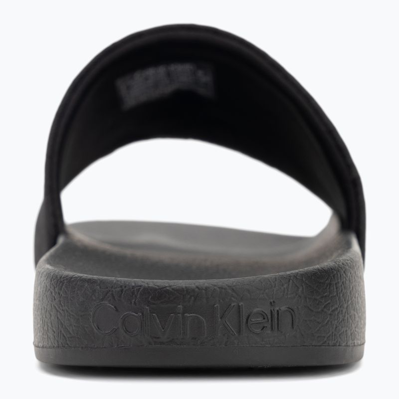 Papuci pentru bărbați Calvin Klein HM0HM01762 Pool Slide Jaq Mono black mono jacquard 6