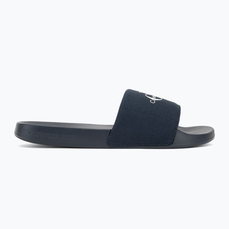 Papuci pentru bărbați  Calvin Klein YM0YM01271 Slide Monogram Cv triple calvin navy 2