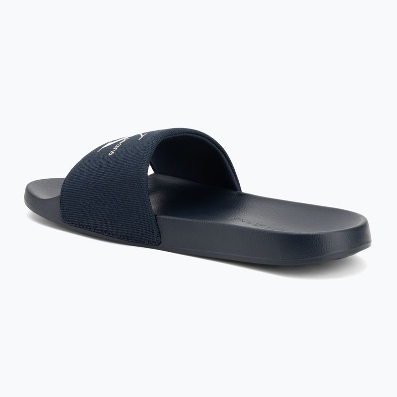 Papuci pentru bărbați  Calvin Klein YM0YM01271 Slide Monogram Cv triple calvin navy 3