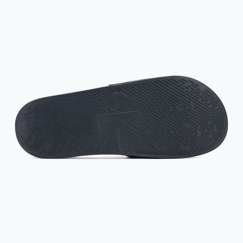 Papuci pentru bărbați  Calvin Klein YM0YM01271 Slide Monogram Cv triple calvin navy 4