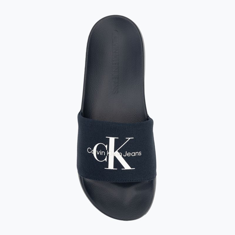 Papuci pentru bărbați  Calvin Klein YM0YM01271 Slide Monogram Cv triple calvin navy 5