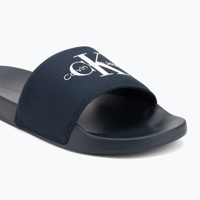 Papuci pentru bărbați  Calvin Klein YM0YM01271 Slide Monogram Cv triple calvin navy 7