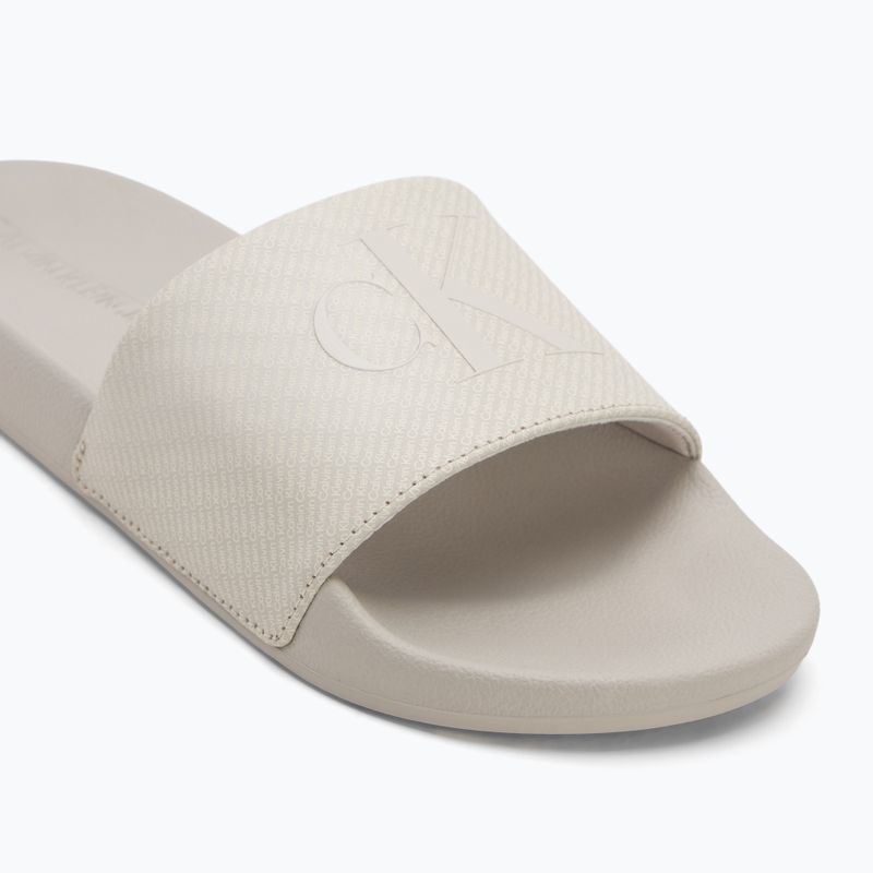 Papuci pentru bărbați Calvin Klein YM0YM01269 Slide Aop Print eggshell/turtle dove 7