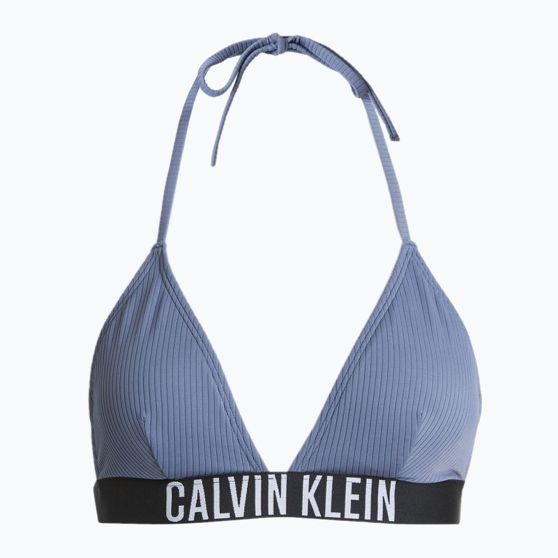 Calvin Klein costum de baie top KW0KW02750 Intense Power Rib Triangle-RP grisaille