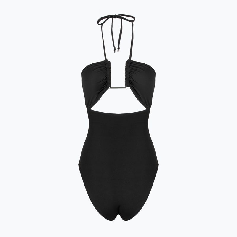 Costum de baie o piesă pentru femei Calvin Klein KW0KW02813 Ck Wire Plunge One Piece-RP pvh negru 2