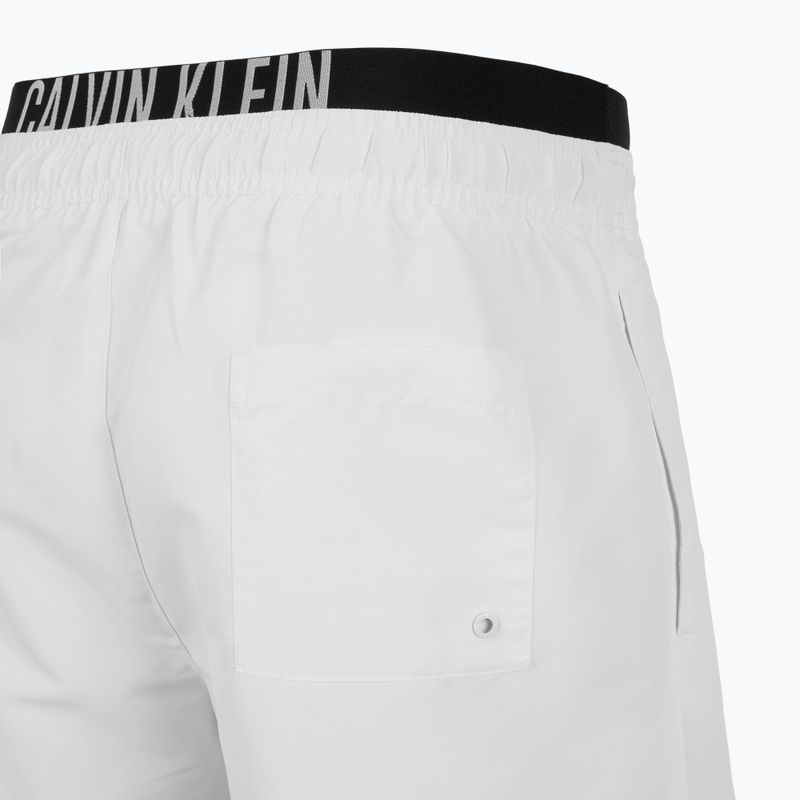 Șorturi de înot pentru bărbați Calvin Klein KM0KM01093 Intense Power Medium Double WB pvh classic white 4