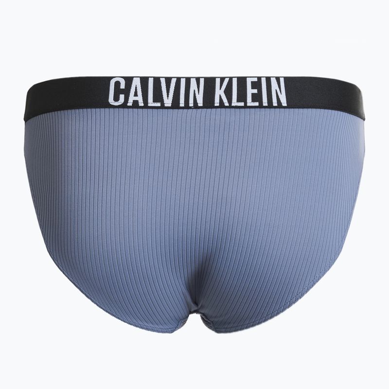 Calvin Klein costum de baie fund KW0KW02752 Intense Power Rib Bikini grisaille 2