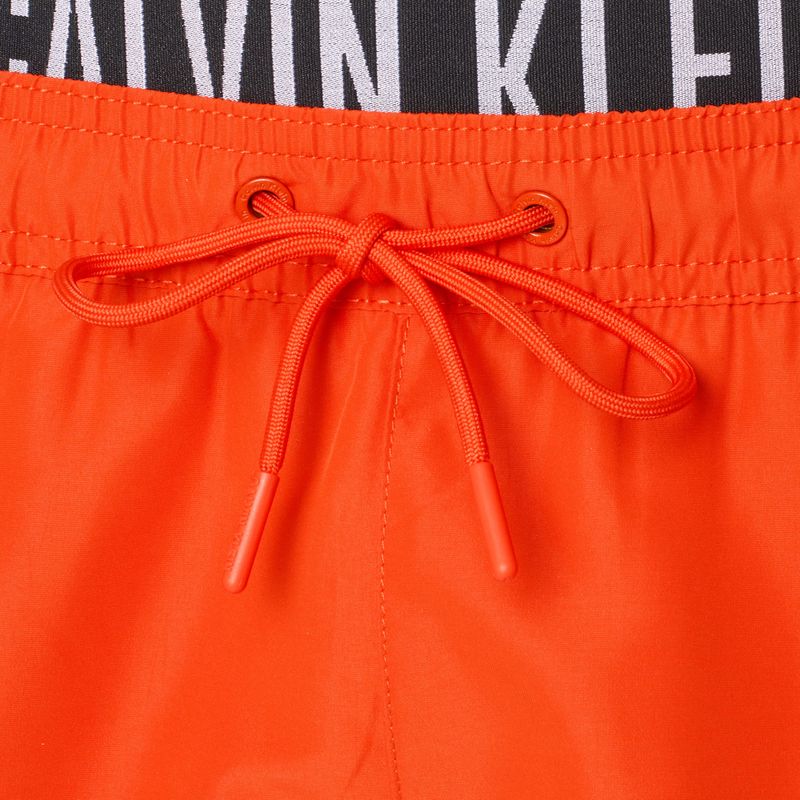 Șorturi de înot pentru bărbați Calvin Klein KM0KM01093 Intense Power Medium Double WB flaming chili 3