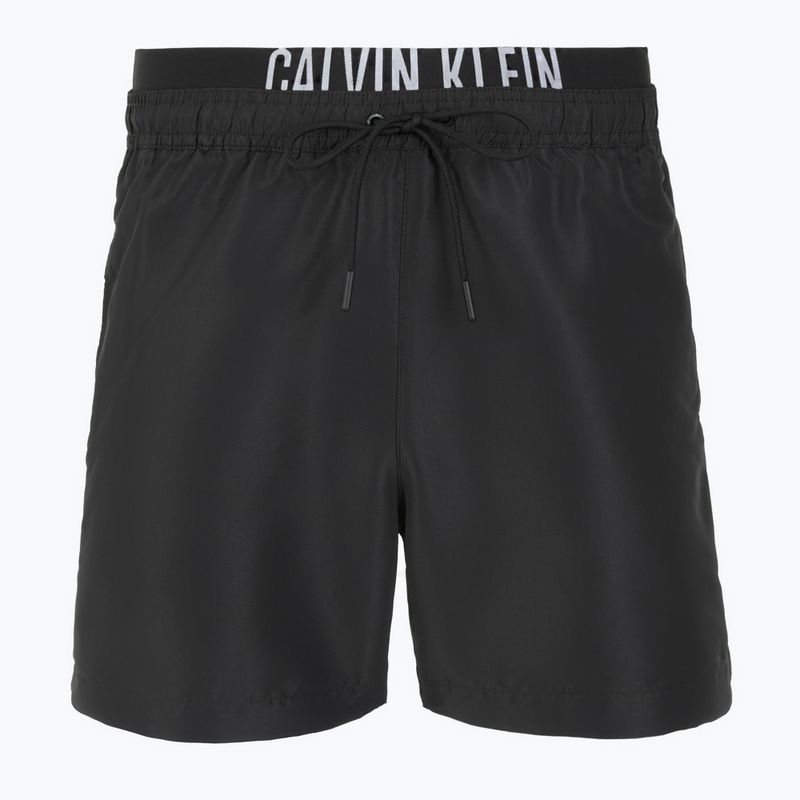 Șorturi de înot pentru bărbați Calvin Klein KM0KM01093 Intense Power Medium Double WB pvh black