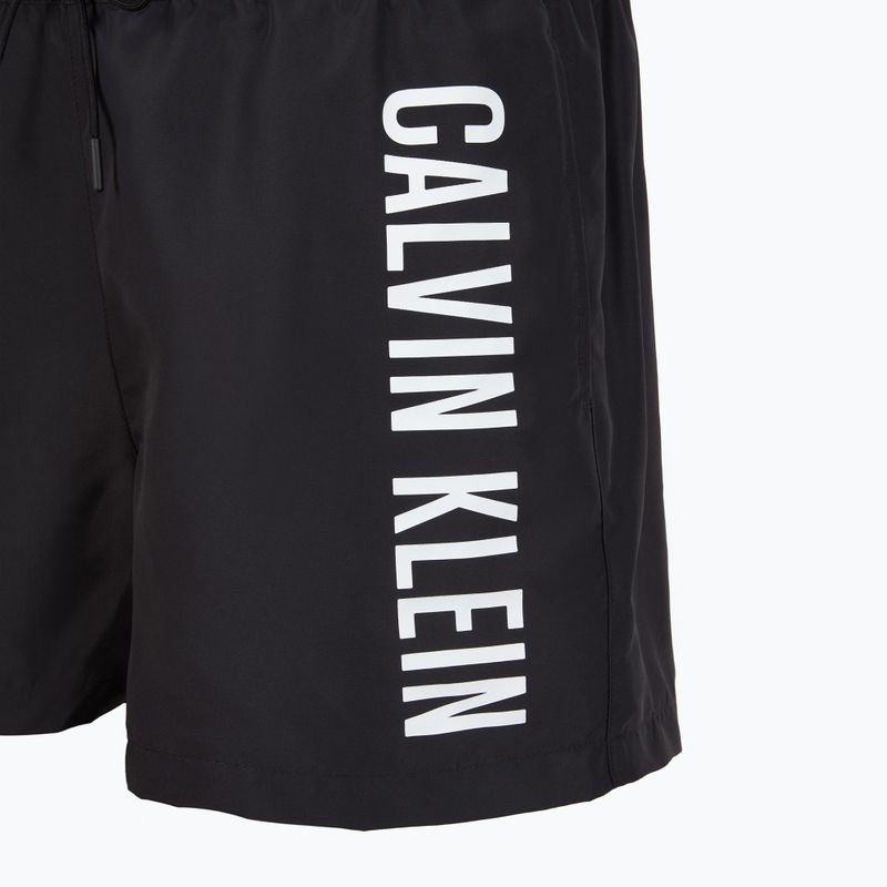 Pantaloni scurți de baie Calvin Klein pentru bărbați KM0KM01092 Intense Power Medium Drawstring pvh negru 3