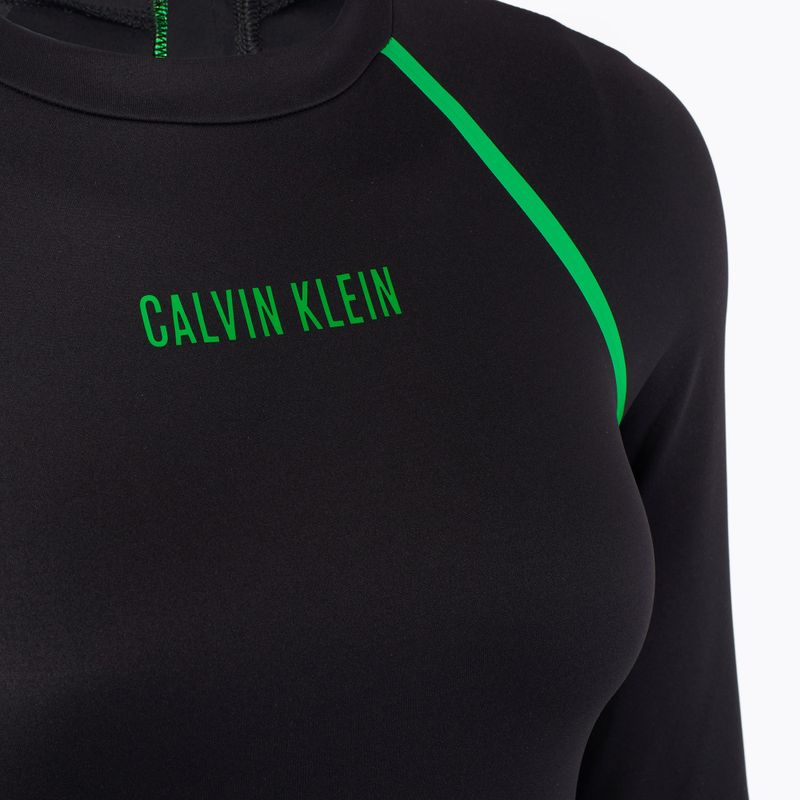 Costum de baie o piesă pentru femei Calvin Klein KW0KW02790 Intense Power Move Rashguard One Piece pvh negru 3