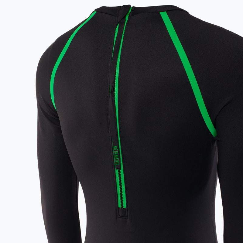 Costum de baie o piesă pentru femei Calvin Klein KW0KW02790 Intense Power Move Rashguard One Piece pvh negru 4