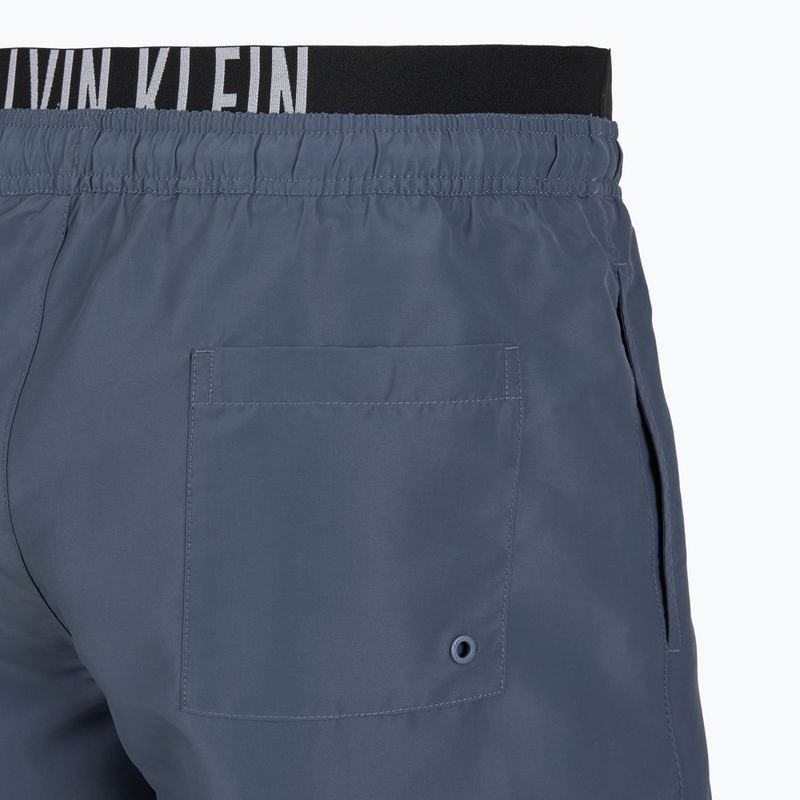Șorturi de înot pentru bărbați Calvin Klein KM0KM01093 Intense Power Medium Double WB grisaille 4
