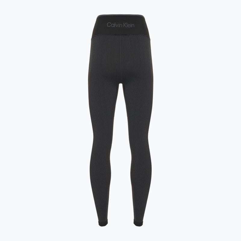 Jambiere pentru femei Calvin Klein 00GWS4L643 Seamless 7/8 negru 2