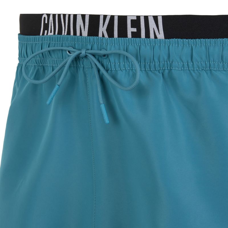 Șorturi de înot pentru bărbați Calvin Klein KM0KM01093 Intense Power Medium Double WB storm blue 3