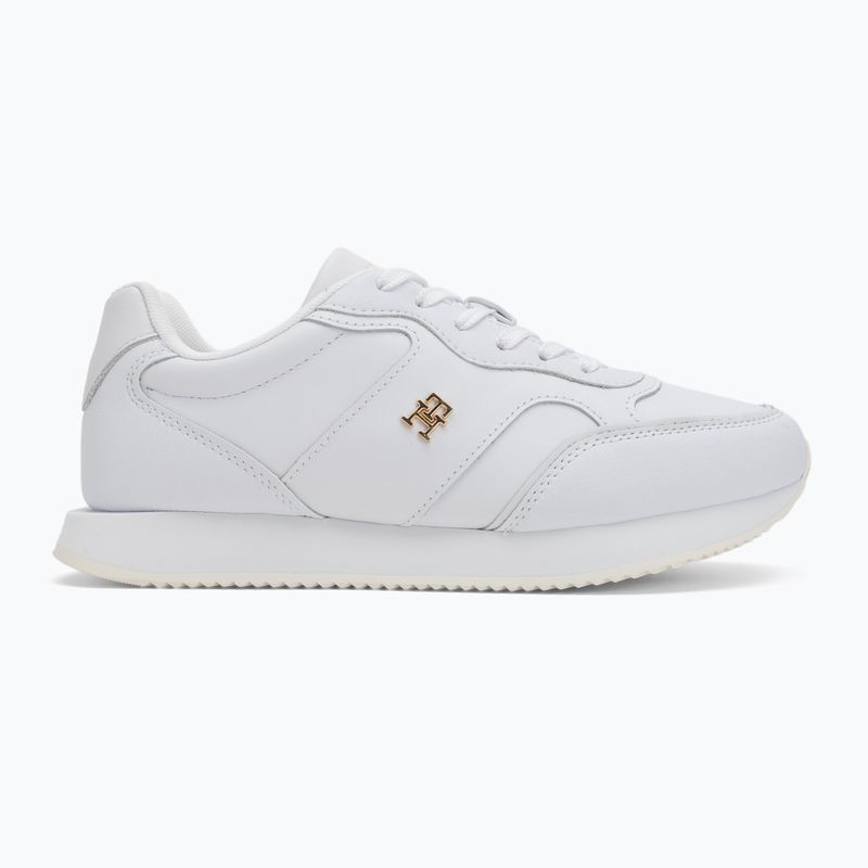 Încălțăminte pentru femei Tommy Hilfiger Leather Runner white 2
