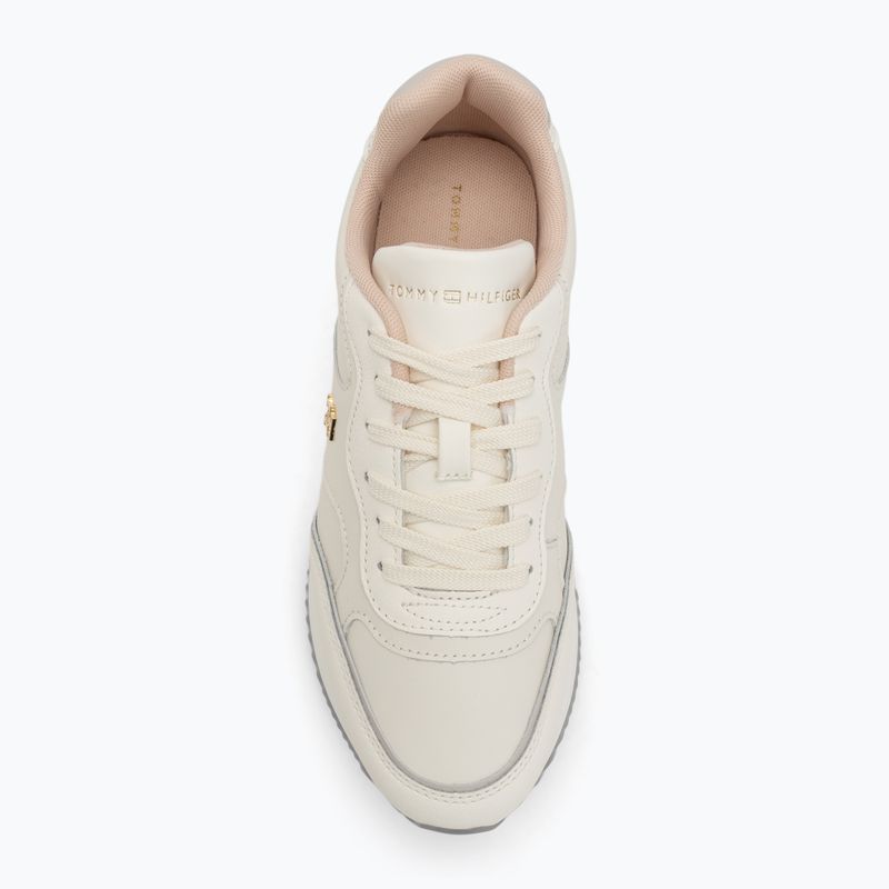 Încălțăminte pentru femei Tommy Hilfiger Leather Runner ivory petal/newsprin 5
