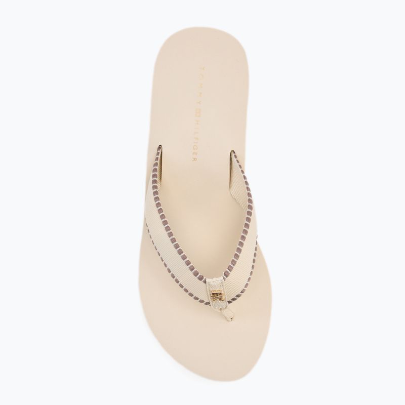 Papuci pentru femei Tommy Hilfiger Wedge Beach Sandal muslin 5