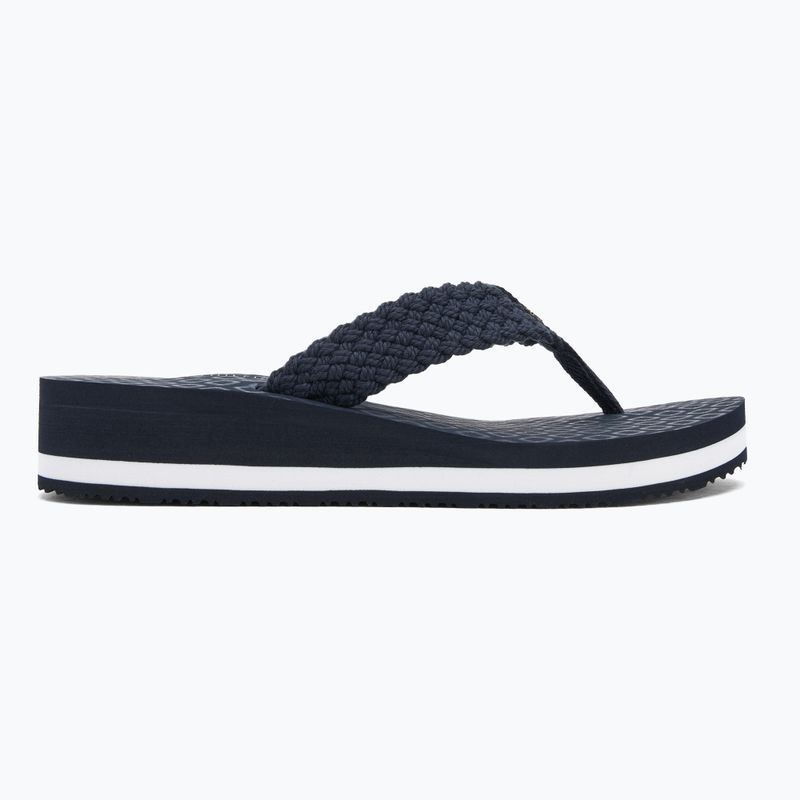 Papuci pentru femei Tommy Hilfiger Crochet Mid Beach Sandal space blue 2