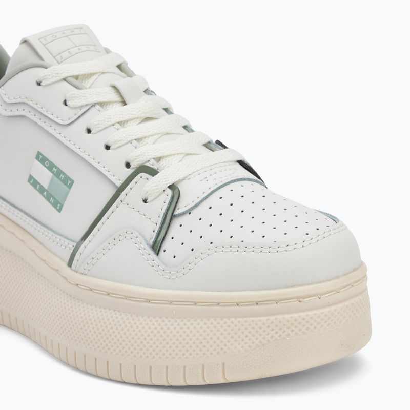 Încălțăminte pentru femei Tommy Jeans Retro Basket Flatform ecru/misty sage 7