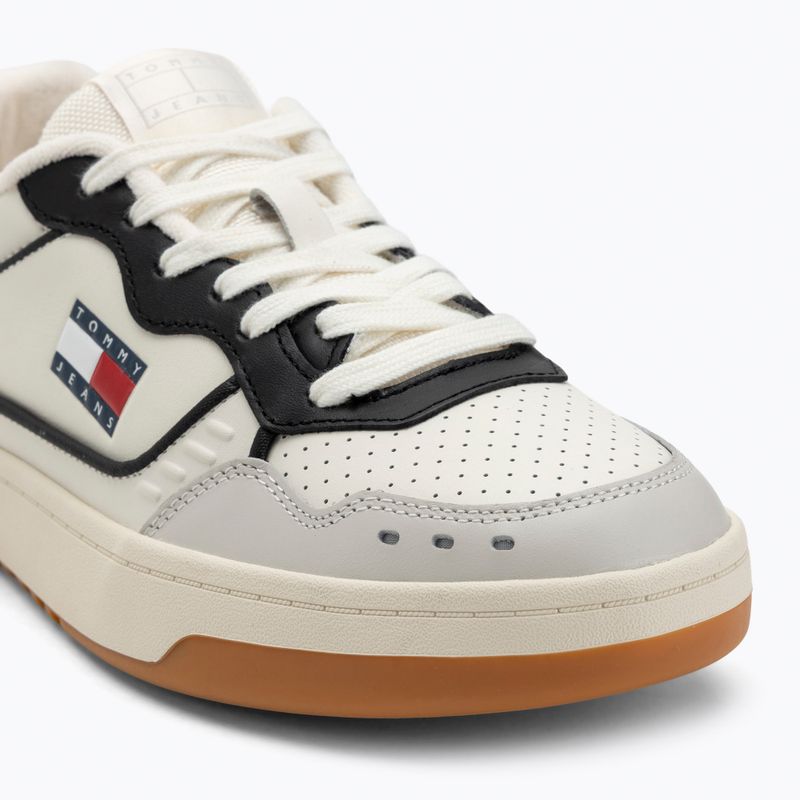 Încălțăminte pentru bărbați Tommy Jeans Cupsole Elevated Leather ivory 7