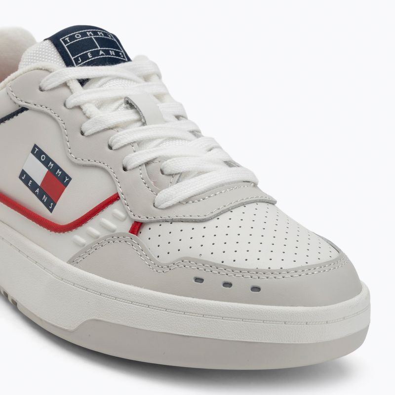 Încălțăminte pentru bărbați Tommy Jeans Cupsole Elevated Leather red/white/black 7