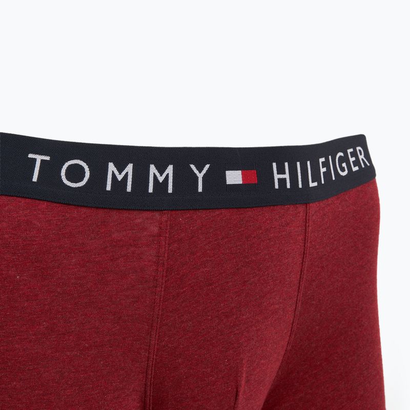 Boxeri Tommy Hilfiger UM0UM03180 Trunk 3 perechi deep burgundy/purple navy/deep red heather 3