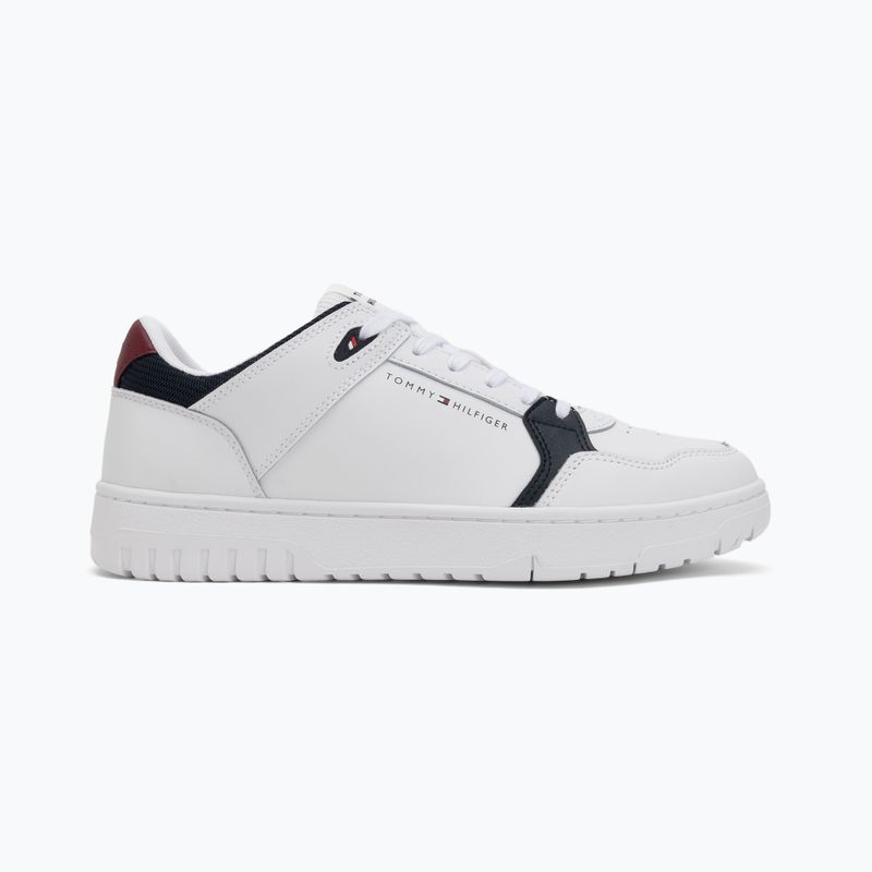Încălțăminte pentru bărbați Tommy Hilfiger Basket Core Lite Lth Mix white 2