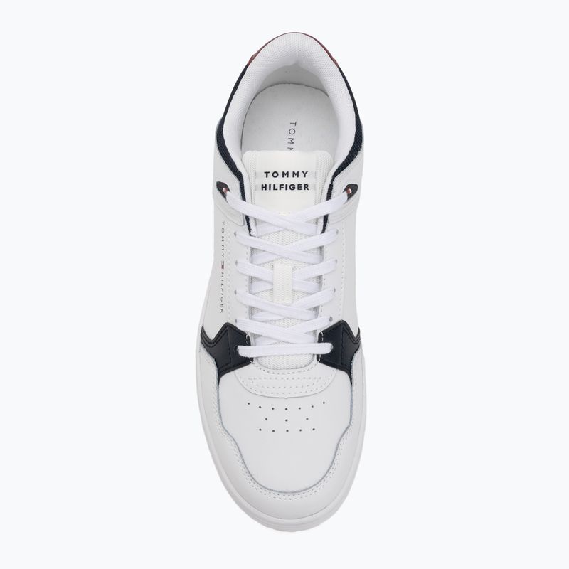 Încălțăminte pentru bărbați Tommy Hilfiger Basket Core Lite Lth Mix white 5