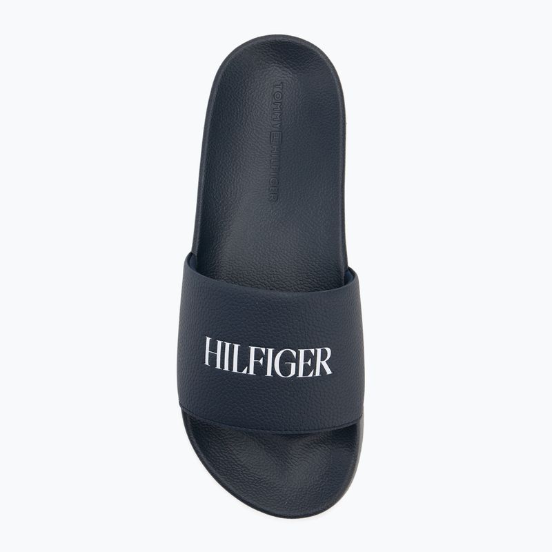Papuci pentru bărbați Tommy Hilfiger Print Tumble Pool desert sky 5