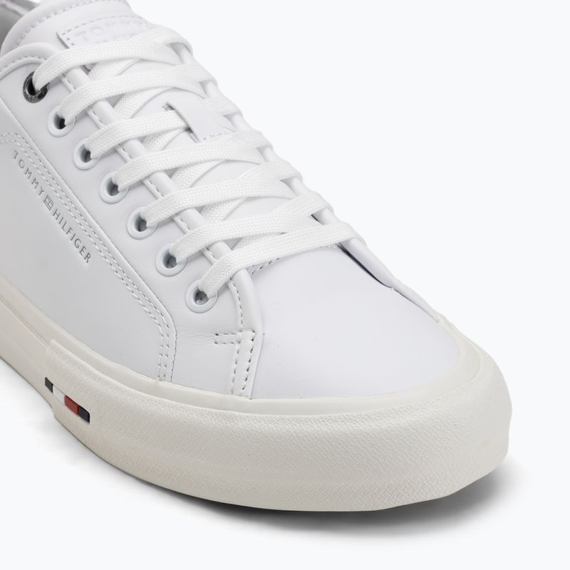 Încălțăminte pentru bărbați Tommy Hilfiger Street Leather Stitch white 7