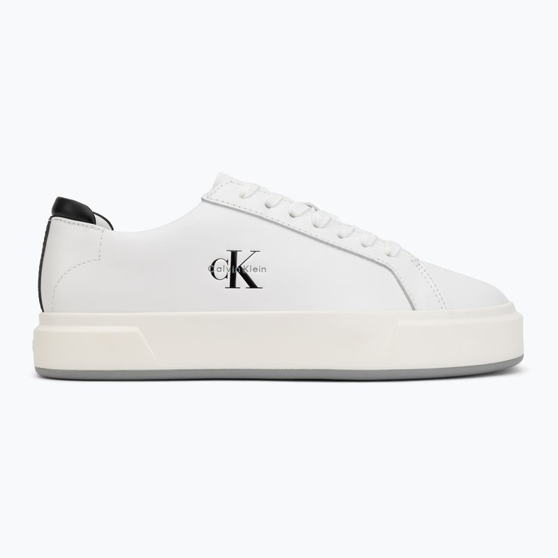 Încălțăminte pentru femei Calvin Klein YW0YW01945 Basket Cups Laceup Leather bright white/black 2