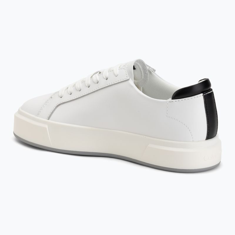 Încălțăminte pentru femei Calvin Klein YW0YW01945 Basket Cups Laceup Leather bright white/black 3