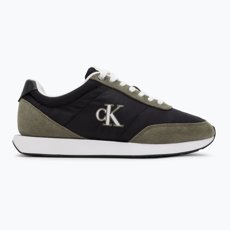 Pantofi bărbați Calvin Klein YM0YM01361 Retro Runner Essential MIX MAT black/capers/bright white 2