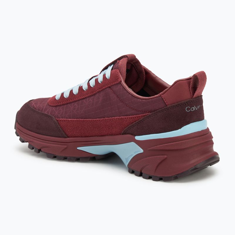 Încălțăminte pentru femei Calvin Klein YW0YW01995 Hike Runner Casual Ny-Su AOP WN bordeaux 3