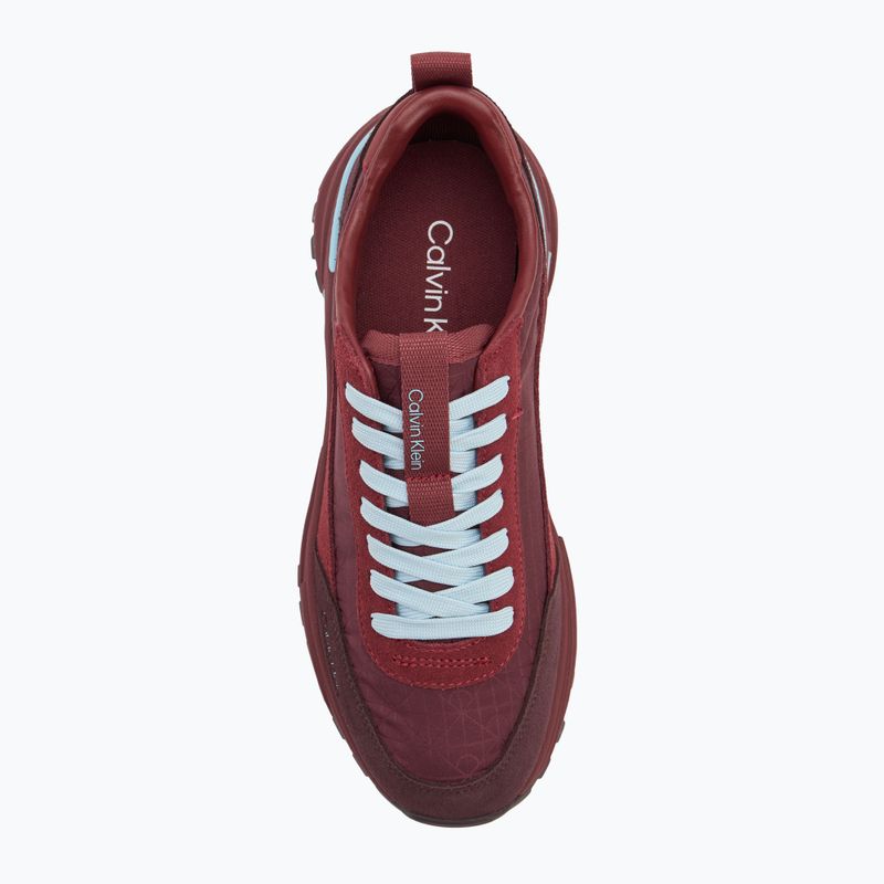 Încălțăminte pentru femei Calvin Klein YW0YW01995 Hike Runner Casual Ny-Su AOP WN bordeaux 5