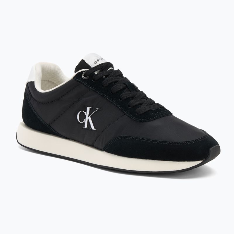 Pantofi bărbați Calvin Klein YM0YM01361 Retro Runner Essential MIX MAT black/bright white