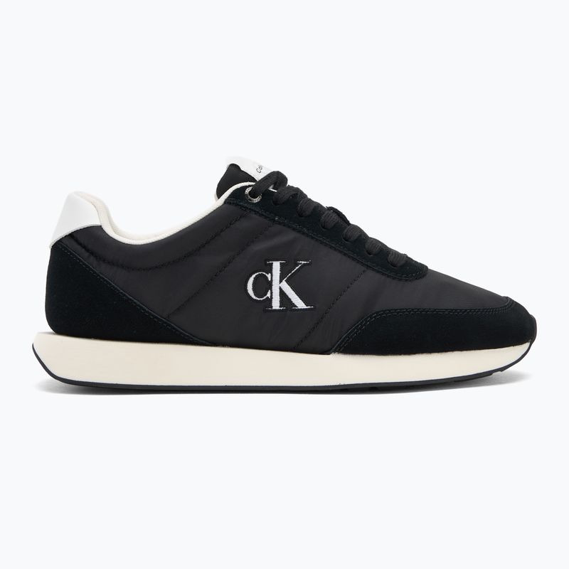 Pantofi bărbați Calvin Klein YM0YM01361 Retro Runner Essential MIX MAT black/bright white 2