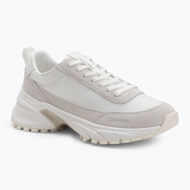 Încălțăminte pentru femei Calvin Klein YW0YW01995 Hike Runner Casual Ny-Su AOP WN white/marshmallow/feather gray