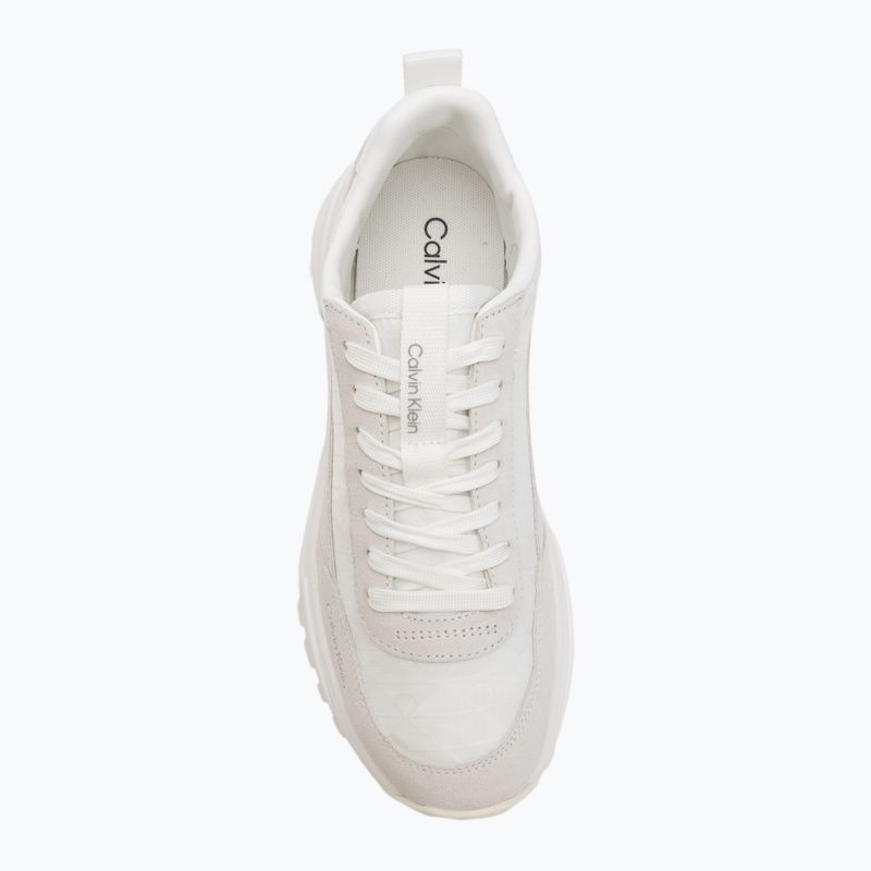 Încălțăminte pentru femei Calvin Klein YW0YW01995 Hike Runner Casual Ny-Su AOP WN white/marshmallow/feather gray 5