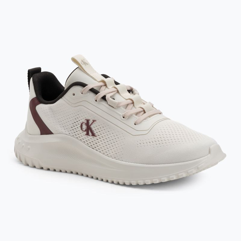 Încălțăminte pentru femei Calvin Klein YW0YW01992 Eva Runner Drawstring Mix MG lily white/beluga/new maroon