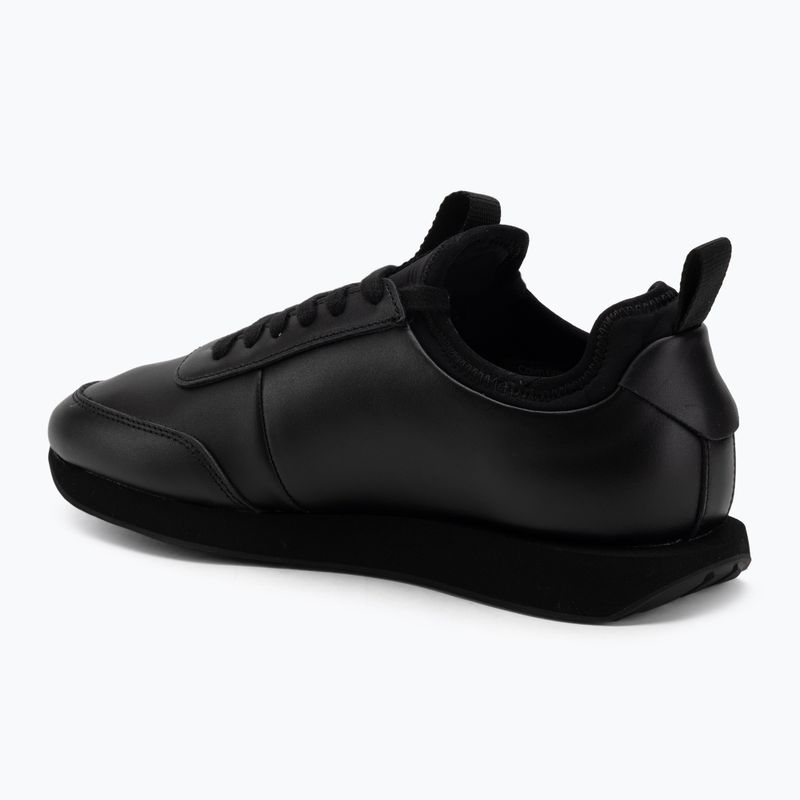 Încălțăminte pentru bărbați Calvin Klein YM0YM01362 Retro Runner Sock Laceup Leather triple black 3