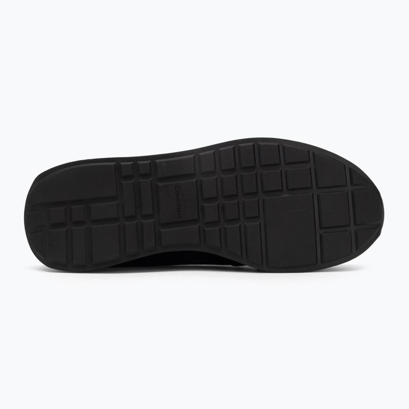 Încălțăminte pentru bărbați Calvin Klein YM0YM01362 Retro Runner Sock Laceup Leather triple black 4