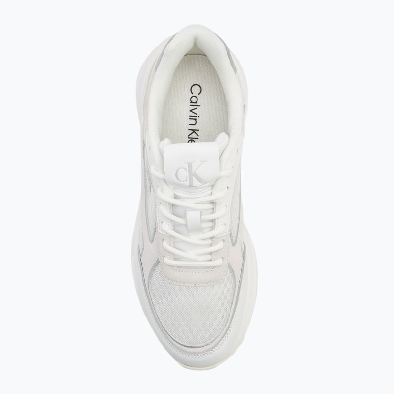 Încălțăminte pentru femei Calvin Klein YW0YW02009 Hike Runner Mesh Mix MET MG bright white/silver 5