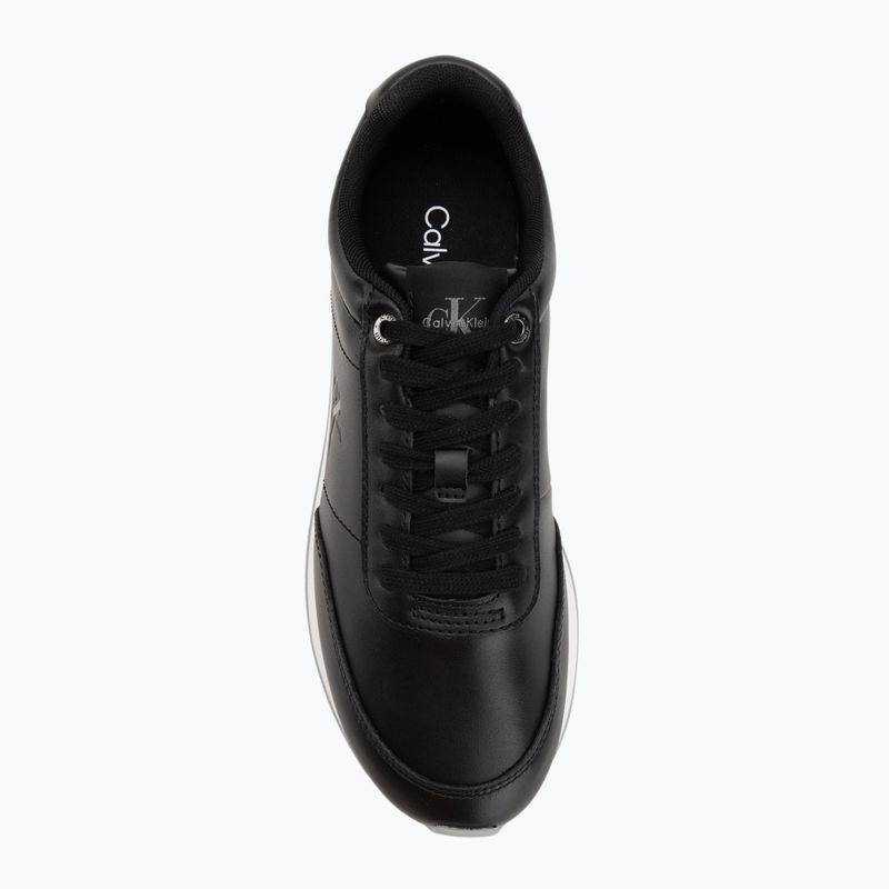 Încălțăminte pentru femei Calvin Klein YW0YW01942 Retro Runner Lace Up Leather MG black/formal gray 5