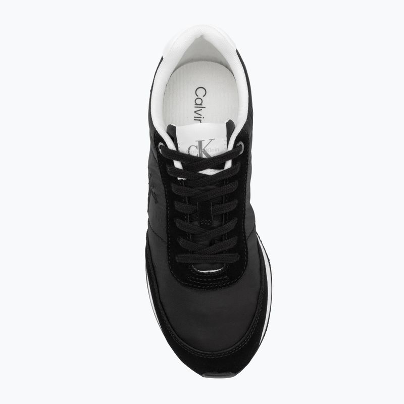 Încălțăminte pentru femei Calvin Klein YW0YW01990 Retro Runner Lace Up Nylon MG black/bright white 6