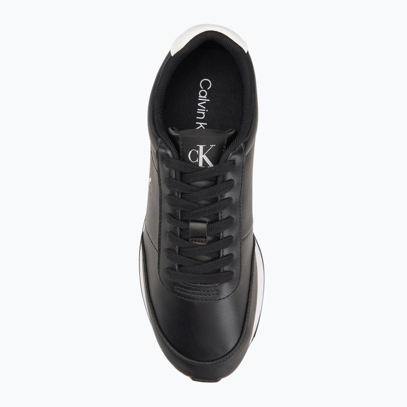 Încălțăminte pentru bărbați Calvin Klein YM0YM01355 Retro Runner Essential Leather black/bright white 5