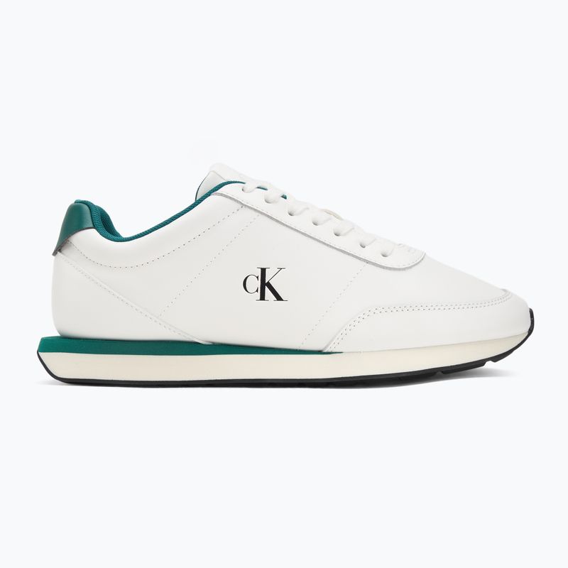 Încălțăminte pentru bărbați Calvin Klein YM0YM01355 Retro Runner Essential Leather bright white/galapagos 2