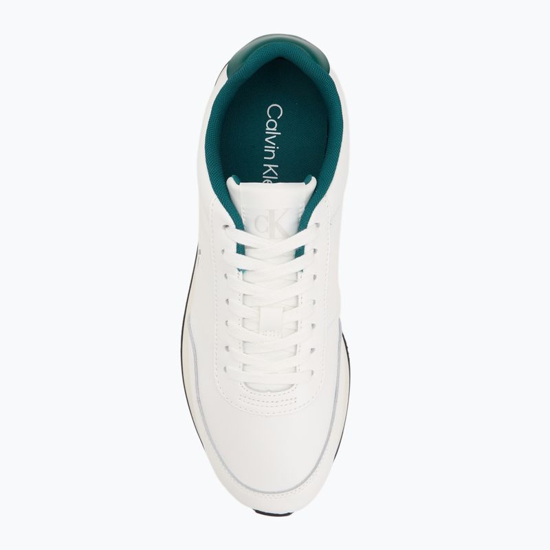 Încălțăminte pentru bărbați Calvin Klein YM0YM01355 Retro Runner Essential Leather bright white/galapagos 5